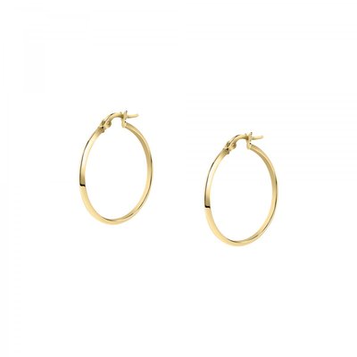 Boucles D'oreilles En Or Jaune 375 Creole BLUESPIRIT
