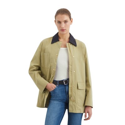 Veste en toile régulière en mélange de coton organique et de nylon MARC O'POLO