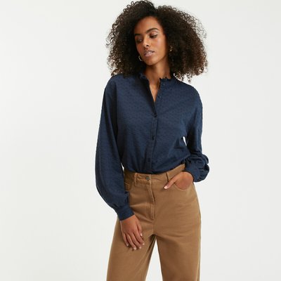 T-shirt col victorien, manches longues LA REDOUTE COLLECTIONS