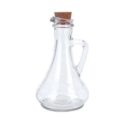 Huilier en Verre Transparent avec Bouchon Liège - 300ml WADIGA