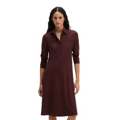 Robe chemise évasée en jersey simple avec finition  paper MARC O'POLO