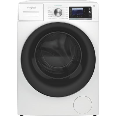Lave linge hublot W7X89BSILENCEFR - 8 kg - 1400 tr/min - Classe A - Moteur induction direct drive WHIRLPOOL