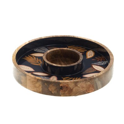 Plat apéro rond   25 cm-JULIAN AMADEUS