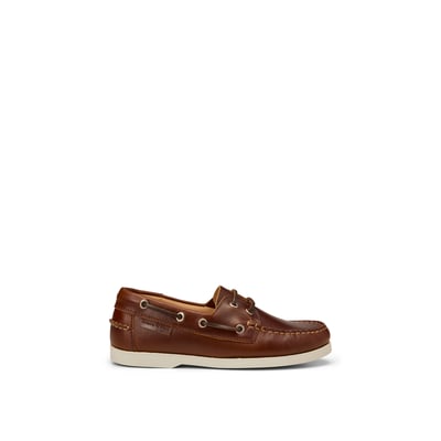 Chaussure bateau modèle Nadja en cuir de vachette souple Pull-Up MARC O'POLO