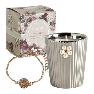Bougie Bijou parfumée 260 g - Rose Élixir MATHILDE M