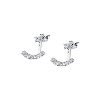 Boucles d'oreilles en argent 925 et oxyde de zirconium CLEOR
