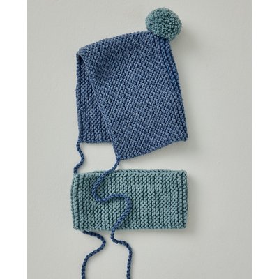 Kit Tricot béguin et col Camille PHILDAR