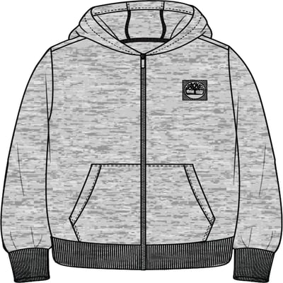 Cardigan à capuche en molleton TIMBERLAND