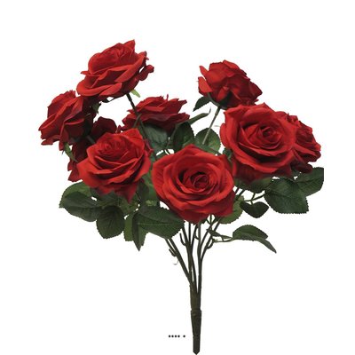Bouquet de rose Paris artificielle, 10 tête ARTIFICIELLES