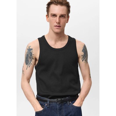 Débardeur côtelé slim fit MANGO MAN
