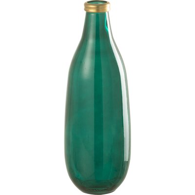 Vase en verre  bord doré élégance intemporelle RECOLLECTION