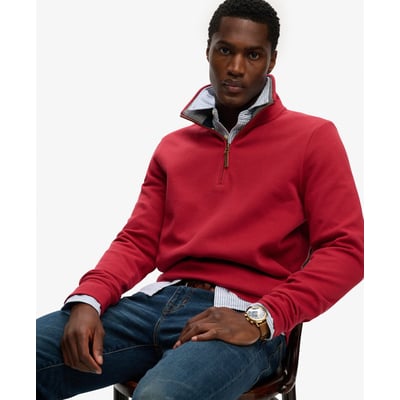 Sweat Piqué Demi-Zip Essential SUPERDRY