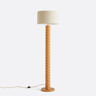 Lampadaire chêne et lin, Dehen LA REDOUTE INTERIEURS