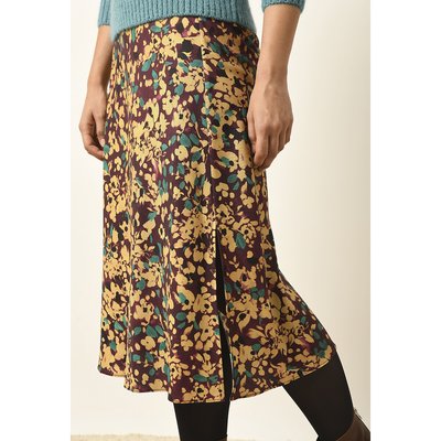 Jupe longue jaune fleurie online