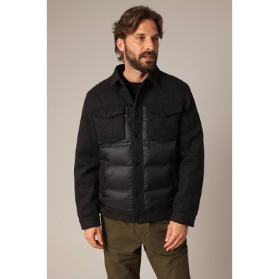 Veste matelassée avec empiècements en laine et poches plaquées
 GUSTO DEELUXE
