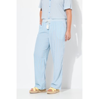 Pantalon rayé Rose en seersucker ULLA POPKEN