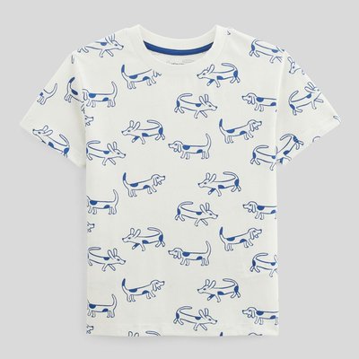 T-shirt manches courtes imprimé en coton BIO GOTS MONOPRIX