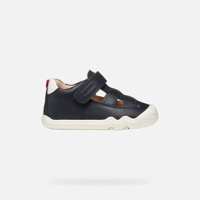 Sandales fermées cuir barefoot Steppieup GEOX