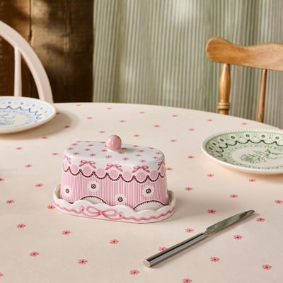 Spitalfields Silk Butter Dish CATH KIDSTON