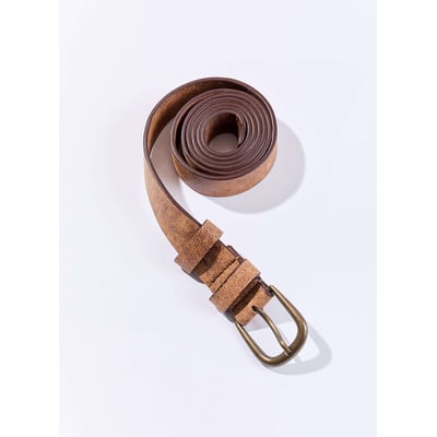 Ceinture en cuir avec boucle en métal MAZ LA FIANCÉE