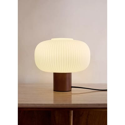 Lampe de table avec base en bois MANGO HOME