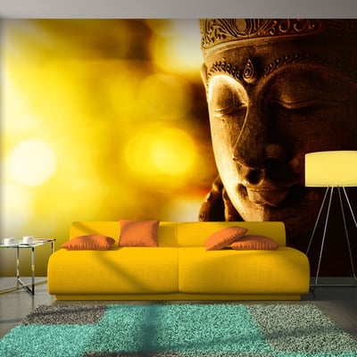 Papier peint intissé panoramique Orient Buddha - Enlightenment EDEN