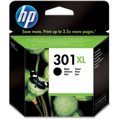 HP Cartouche d'encre 301 XL noire