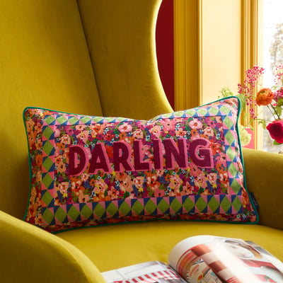 Darling Ditsy Reversible Filled Cushion SOPHIE ROBINSON