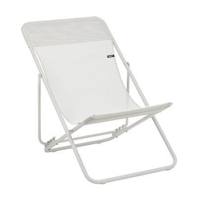 Transat jardin pliant multi-positions : Largeur 58 cm - MAXI TRANSAT LAFUMA MOBILIER