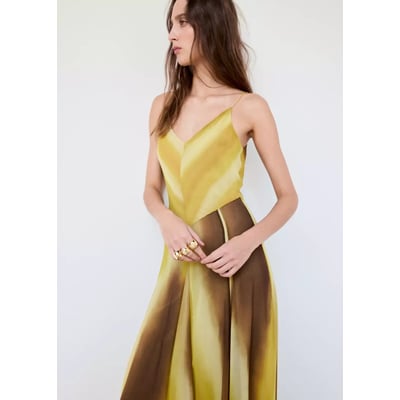Robe gaze imprimée MANGO