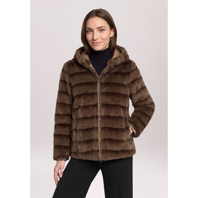 Veste en peluche à capuche BETTY BARCLAY