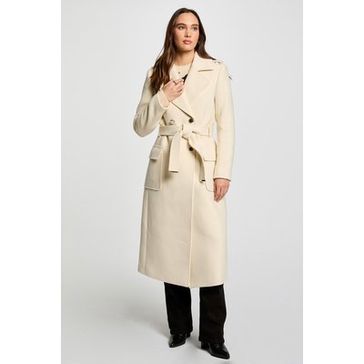 Manteau long ceinturé MORGAN