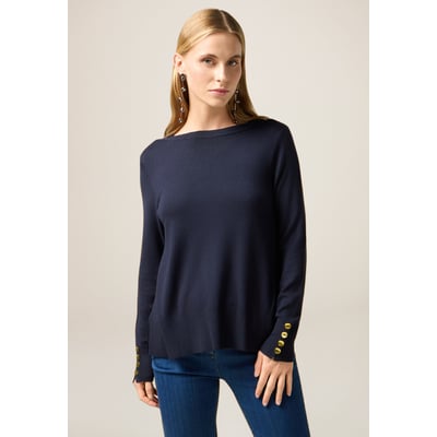 Pull avec boutons décoratifs OLTRE