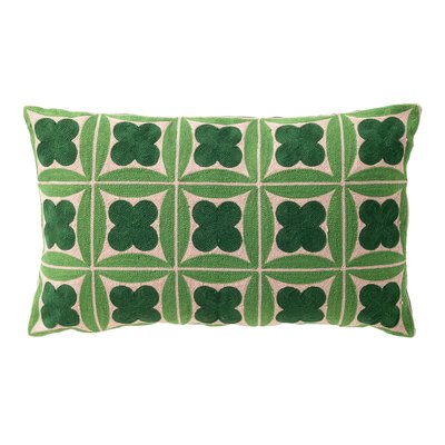Housse de coussin Clover - Vert, 30x50 cm DUTCH DECOR