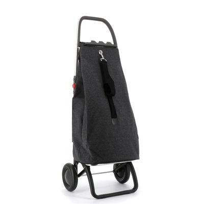 ECOMAKU - Chariot de course pliable 2 roues, robuste et élégant, parfait pour transporter vos achats en toute simplicité - Marron fonce ROLSER
