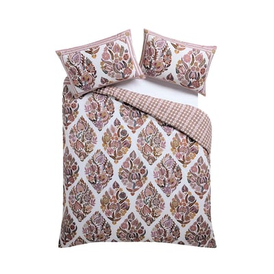 Parure de lit en percale 200 fils à fleurs NEXT