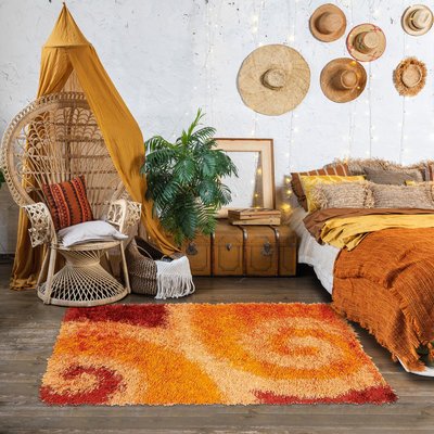 Tapis shaggy fait main motif enfant LOUXY UN AMOUR DE TAPIS
