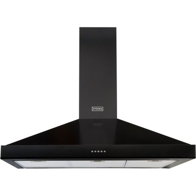 Hotte décorative murale HOTPYR90NOIR STOVES
