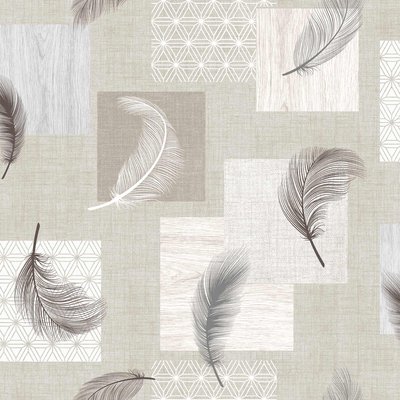 Nappe Toile cirée au mètre Plumille DOUCEUR D'INTÉRIEUR