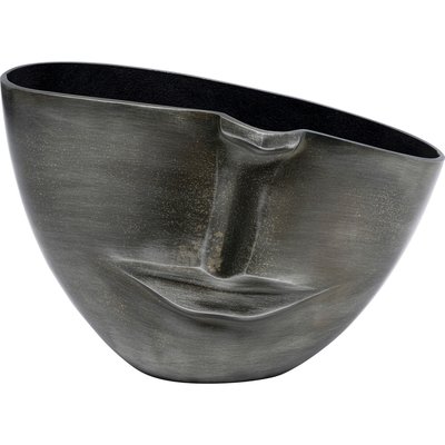 Vase nez et bouche anthracite 31cm KARE DESIGN