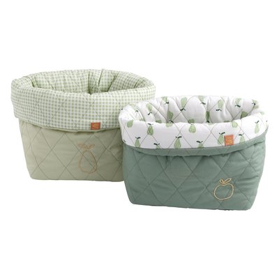 Lot de 2 panières en coton SAUTHON