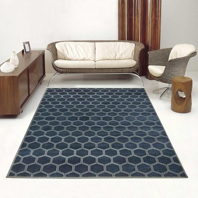Tapis salon et chambre fait à la main en viscose motif scandinave UN AMOUR DE TAPIS