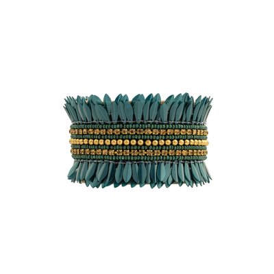 Bracelet manchette réglable de perles BENSON HIPANEMA