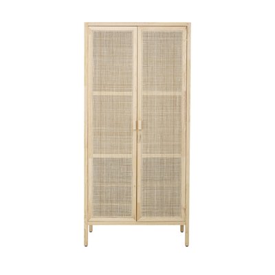 Armoire en bois et cannage - MARIANA BLOOMINGVILLE