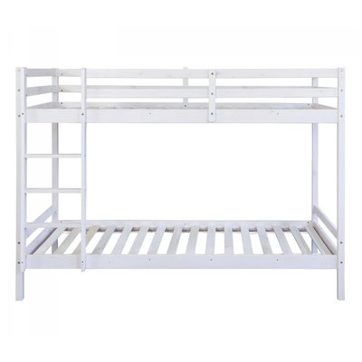 Lits superposés simple blancs 90x200cm HOMESTYLE4U