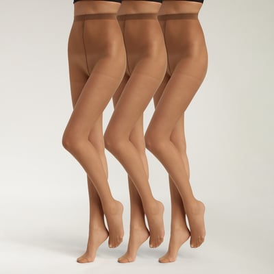 Lot de 3 collants fins Trio Rouge DIM