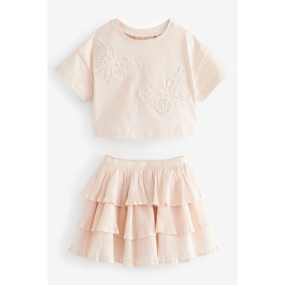 Jupe et t-shirt coupe classique, ensemble NEXT