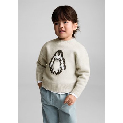 Pull-over maille pingouin brodé MANGO BABY