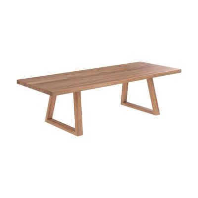 Table rectangulaire 10 personnes en bois de teck recyclé 260 cm - MARIE RENDEZ-VOUS DÉCO
