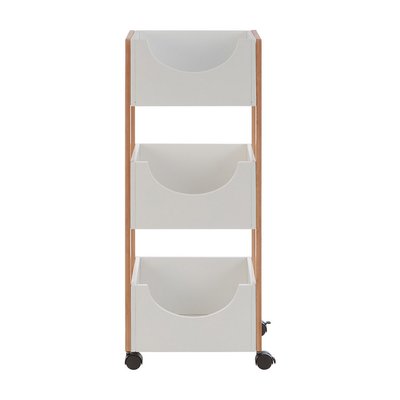 Scandi 3-Tier Bathroom Storage Trolley SO'HOME